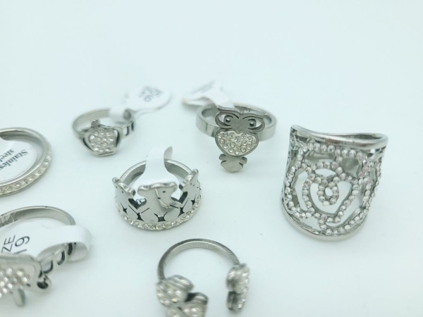 Edelstahl Ringe **ZUFALLSPAAR**